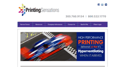 Desktop Screenshot of printingsensations.com